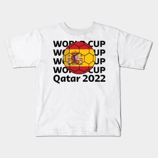 World Cup Qatar 2022  - Team Spain Kids T-Shirt